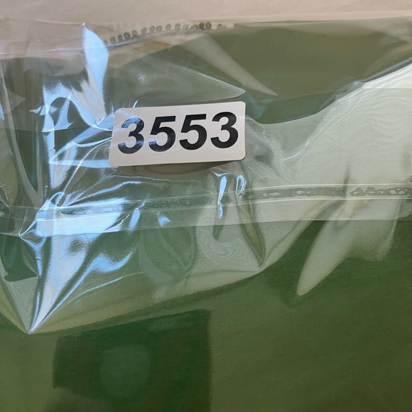 Entro Green Blouse with Cream Ruffle Sleeves - Picture 7 of 7